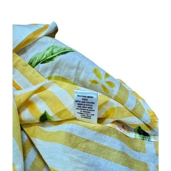 Calypso St. Barth Lemon Button Up Shirt Women's Size Small - Resort -Summer -New - Picture 5 of 7